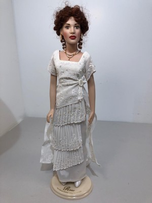 franklin mint titanic rose vinyl doll